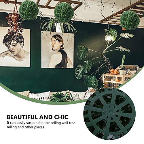 Ifundom 14. Sfere Decorative in Finto Legno di