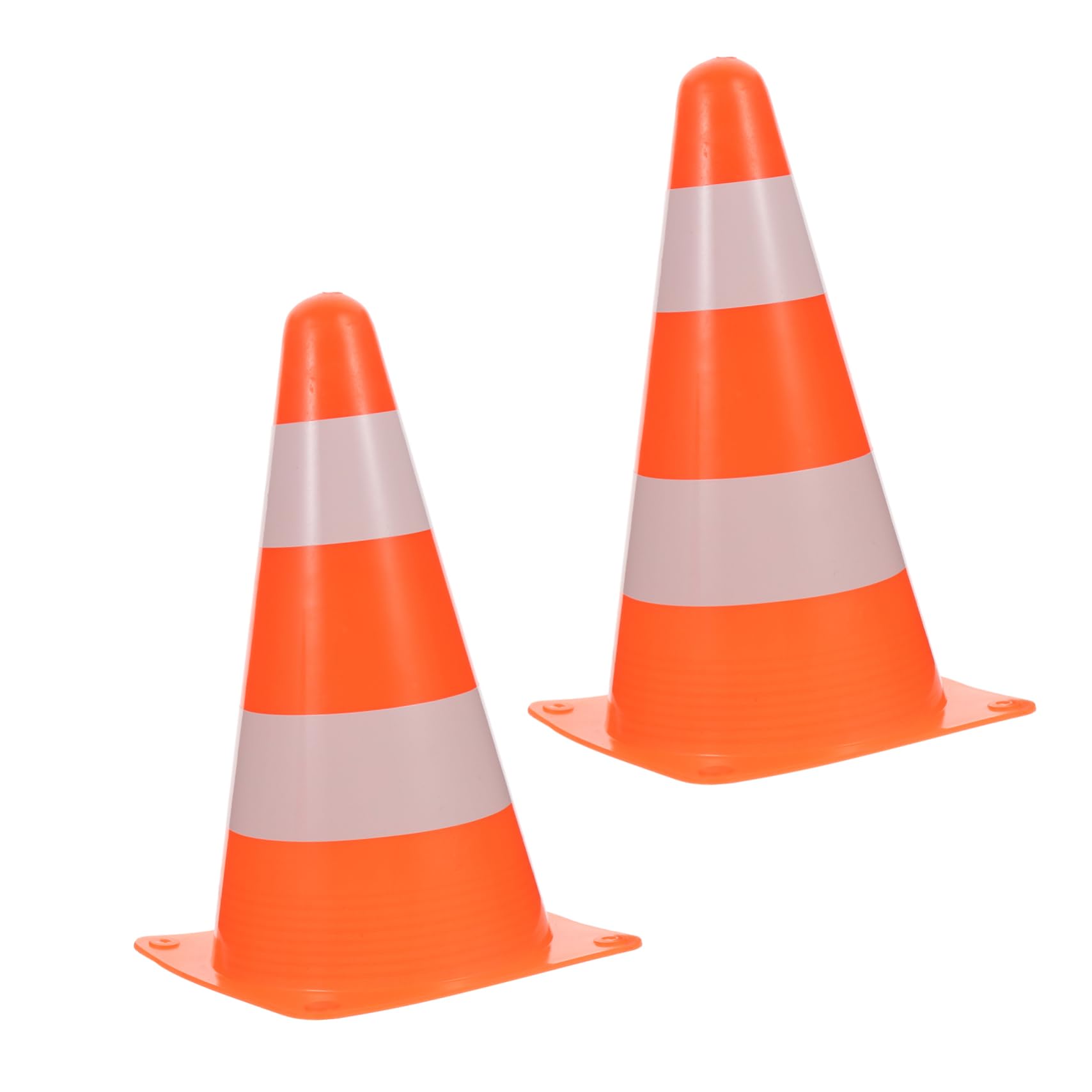 GRIRIW 2Pcs Soccer Training Marker Cones Durable Pe Sign Cones for Football Drills Use Enhance Agility and Flexibility Bright Color for Sports Practice