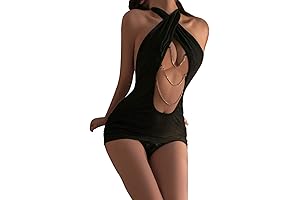 Slutty Halter Dress: Ultra-Revealing and Provocative