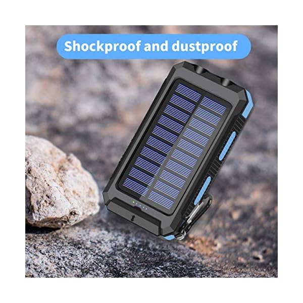 Solar-Charger-20000mAh-Portable-Solar-Power-Bank-for-Cell-Phone-Waterproof-External-Solar-Backup-Battery-Power-Pack-Charger-Built-in-Dual-USBFlashlight-for-All-Phones-Tablets-and-Electronic-Devices Oukafen Solar Charger 20000mAh Portable Solar Power Bank for Cell Phone Waterproof External Backup Battery Power Pack Charger Built-in Dual USB/Flashlight
