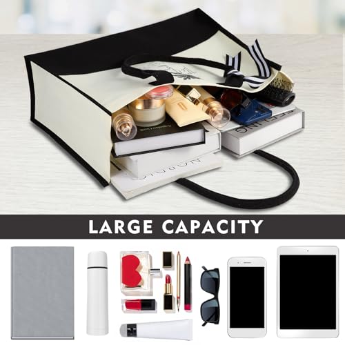 Women Canvas Tote Bag, Gifts for Her Birthday, Mother's Day, Valentine’s Day, Christmas, Thanksgiving or Retire Gift3