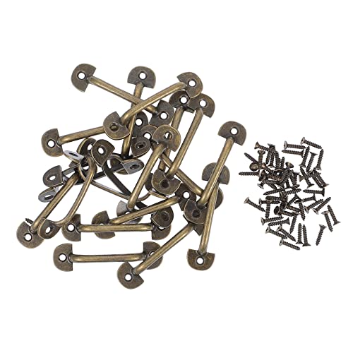 DOITOOL Zinc Alloy Drawer Handles Rustic Vintage Knobs for Cabinet 10pcs Set Home Decor Pulls