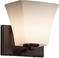 Vista 2 de FSN-8441-40-OPAL-NCKL Fusion Era - Aplique de pared de 1 luz, níquel cepillado