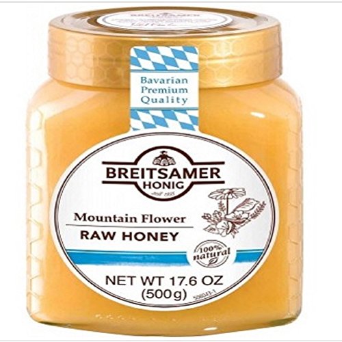 Breitsamer Creamy Mountain Flower Honey en frasco 500 g