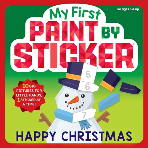 My First Paint by Sticker: Happy Christmas: (For Kids Ages 3-5) - image 1