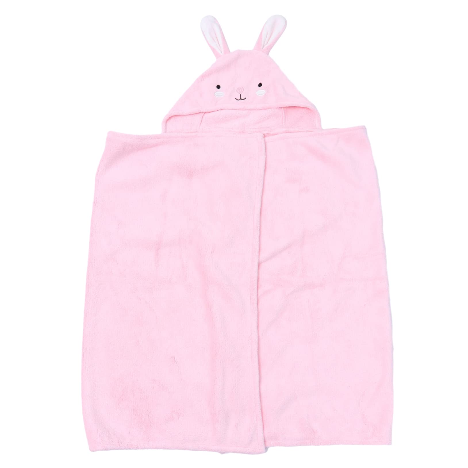 Toalla de Baño y Sombrero de Animal para Manta de Baño Capucha de Color Rosa Transpirable Cuidado de Recién Nacidos la Playa o Piscina