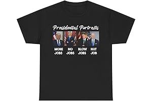 Presidential Portraits Blow Jobs Biden nut Job T-Shirt