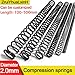 65MN Steel Long Springs,10pc High Carbon Compression Coils for Industrial Machinery & Automotive(150mm,24mm)