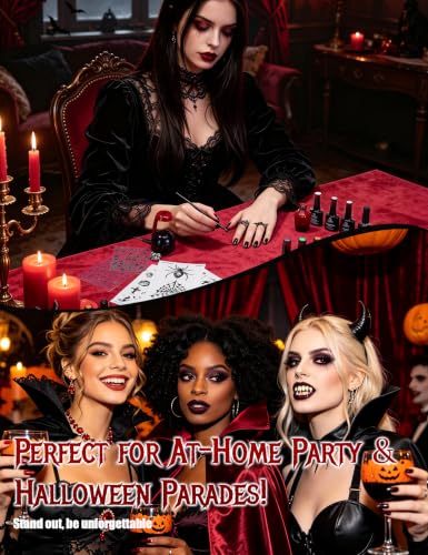 Image of Beetles Halloween Box Vampiric Feast Gel Nail Polish Kit with Mini UV Light