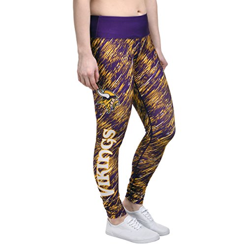 NFL Minnesota Vikings Womens Static Rain Leggingsstatic Rain Leggings, Team Color, Medium