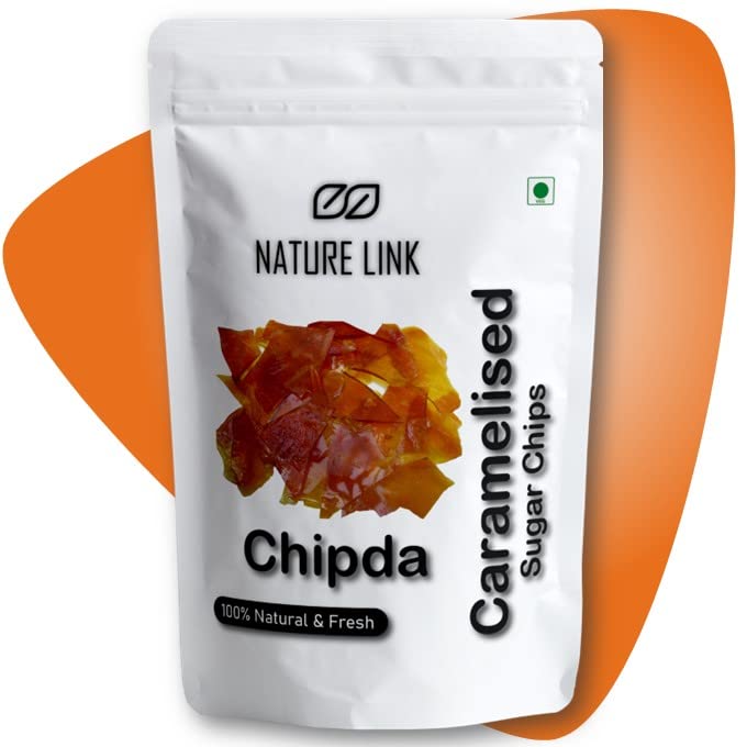Nature Link Chipda Mishri | Caramelised Sugar Chips | Misri Rock Sugar Candy (Organic Pure Natural) 400g