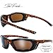 3 Pairs Motorcycle Riding Glasses Padded Frame Lens Block 100% UVB for Outdoor Activity Sport (3-Shiny Black/Tortoise, Clear, Yellow, Brown)