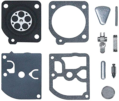 AUMEL Membrane et Joints Kit pour Carburateur 021 023 025 FS300 FS350, Kit de Réparation Zama RB41 Pièces Accessoire Compatibles avec la Série Zama C1Q