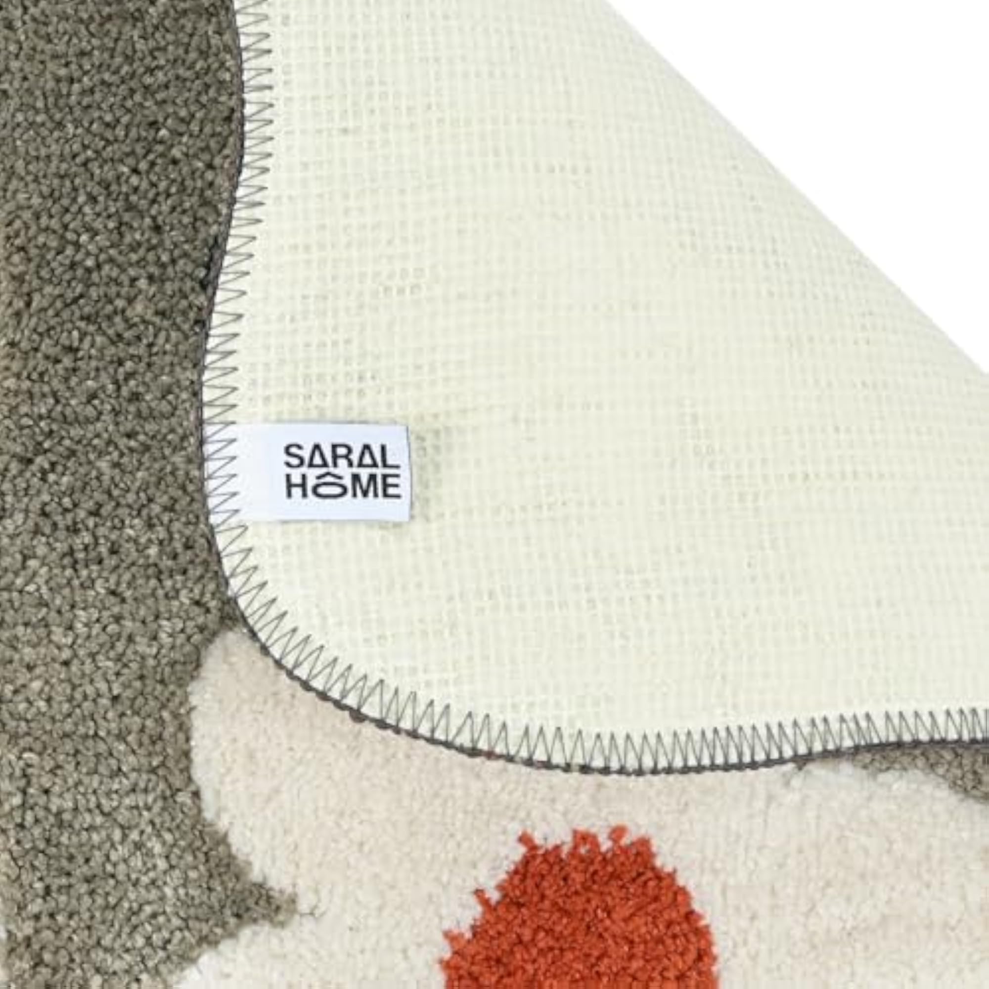 Bellis Microfiber Floral Bath Mat, Soft & Absorbent