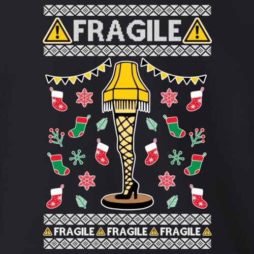 "Christmas Story Fragile Leg Lamp Ugly Christmas Sweater Sweatshirt – Your Ultimate Choice for Holiday Humor!2