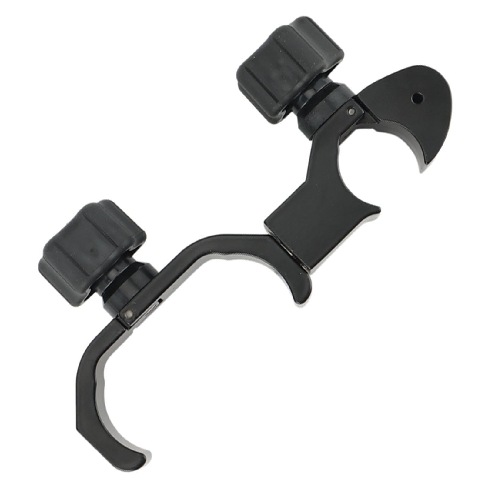 Abrazadera de poste de aleación aluminio, abrazadera poste RTK, brújula, soporte colector datos abierto, ajustable para pantallas computadora interior y exterior, montaje ajustable