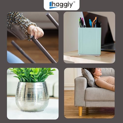 Miniatura 6 de Haggiy Cinta De Fieltro Autoadhesiva Rollo De Tiras De Fieltro Negro, 1,0 Mm Grosor, 10 Mm Ancho, 5 M Largo Ideal Como Deslizadores Para Muebles Y Protección Contra Arañazos