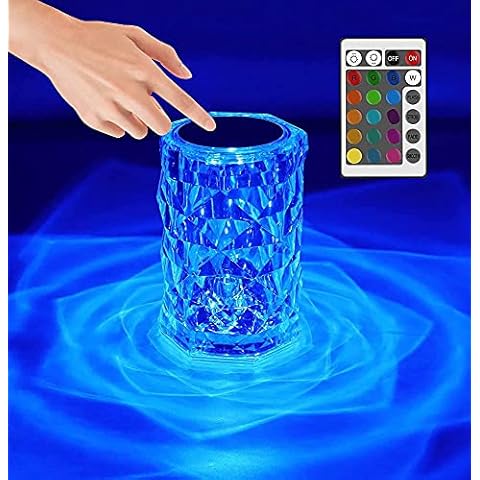 BestYiJo Lampara de Cristal RGB de 16 Colores Cover