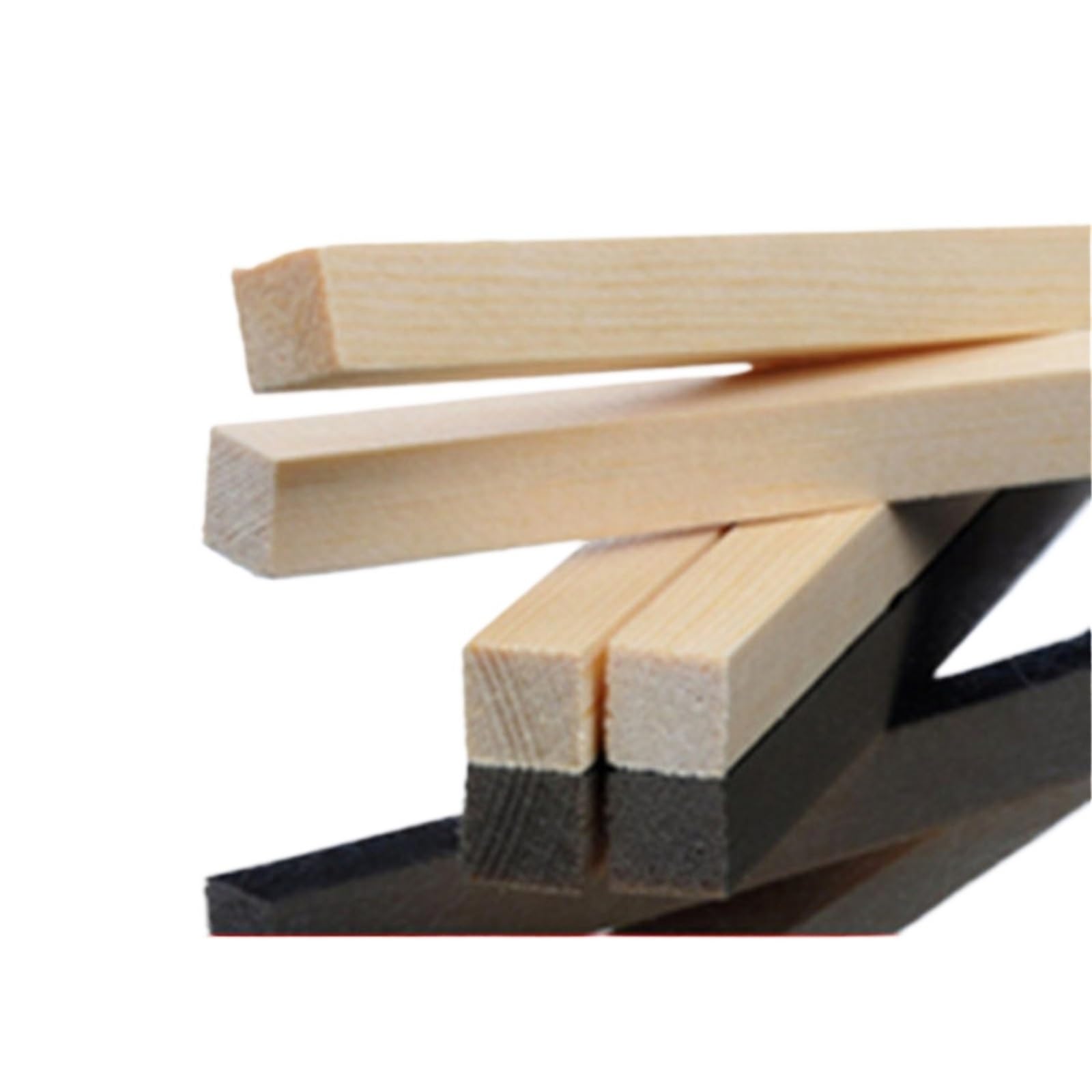 Batonnet En Bois Bâtons En Bois De Balsa, Barre Carrée De 2 À 20mm, 250mm De Long for La Construction De Modèles(250X20X20mm 20pcs)