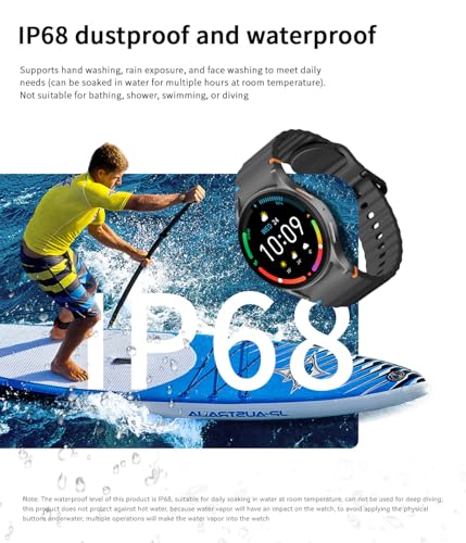 Mini montre intelligente W7 avec écran AMOLED 1.3'' et boîtier noir de 40mm