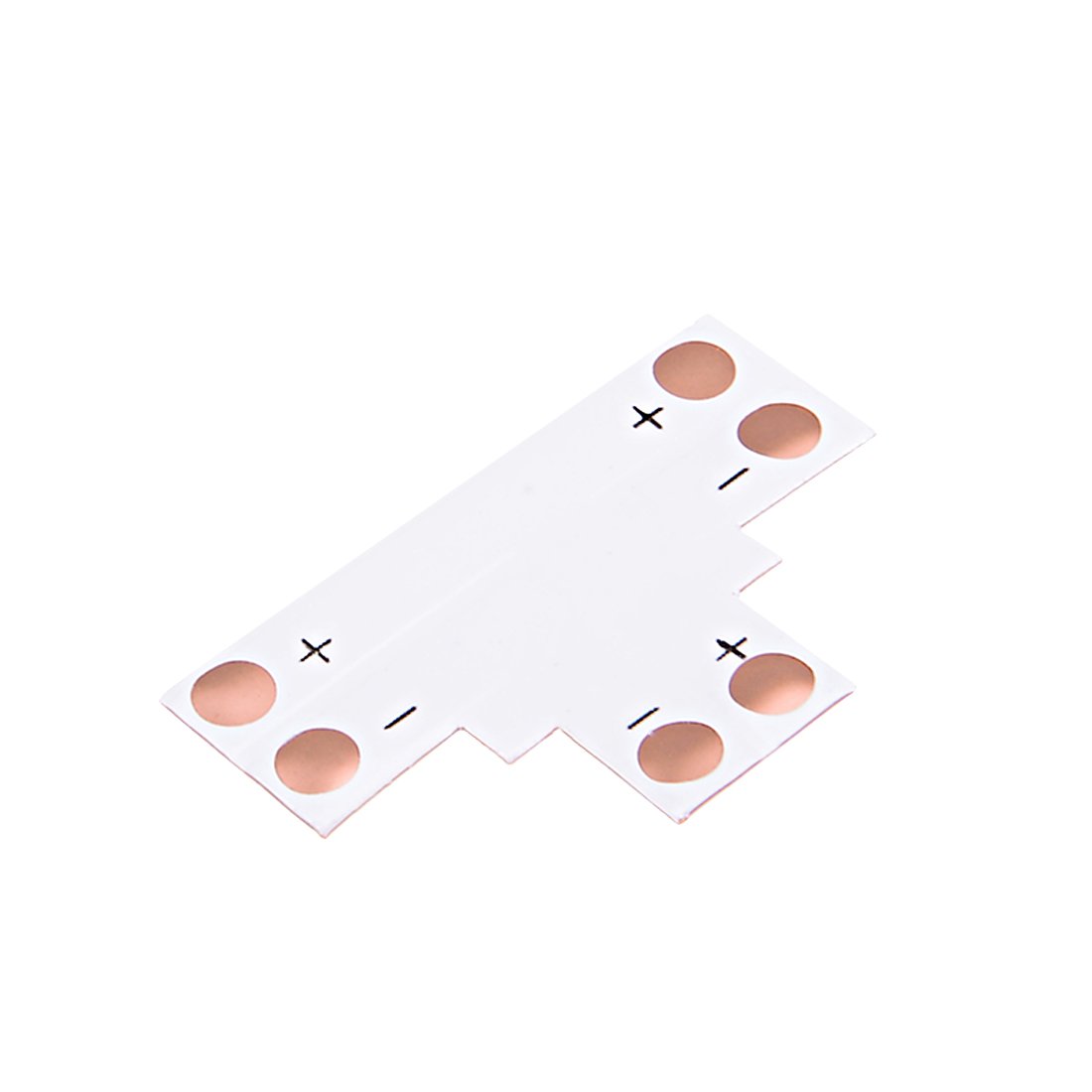 10-Pack T-Shaped LED Strip Connectors - Solderless For 3528 RGB Lights