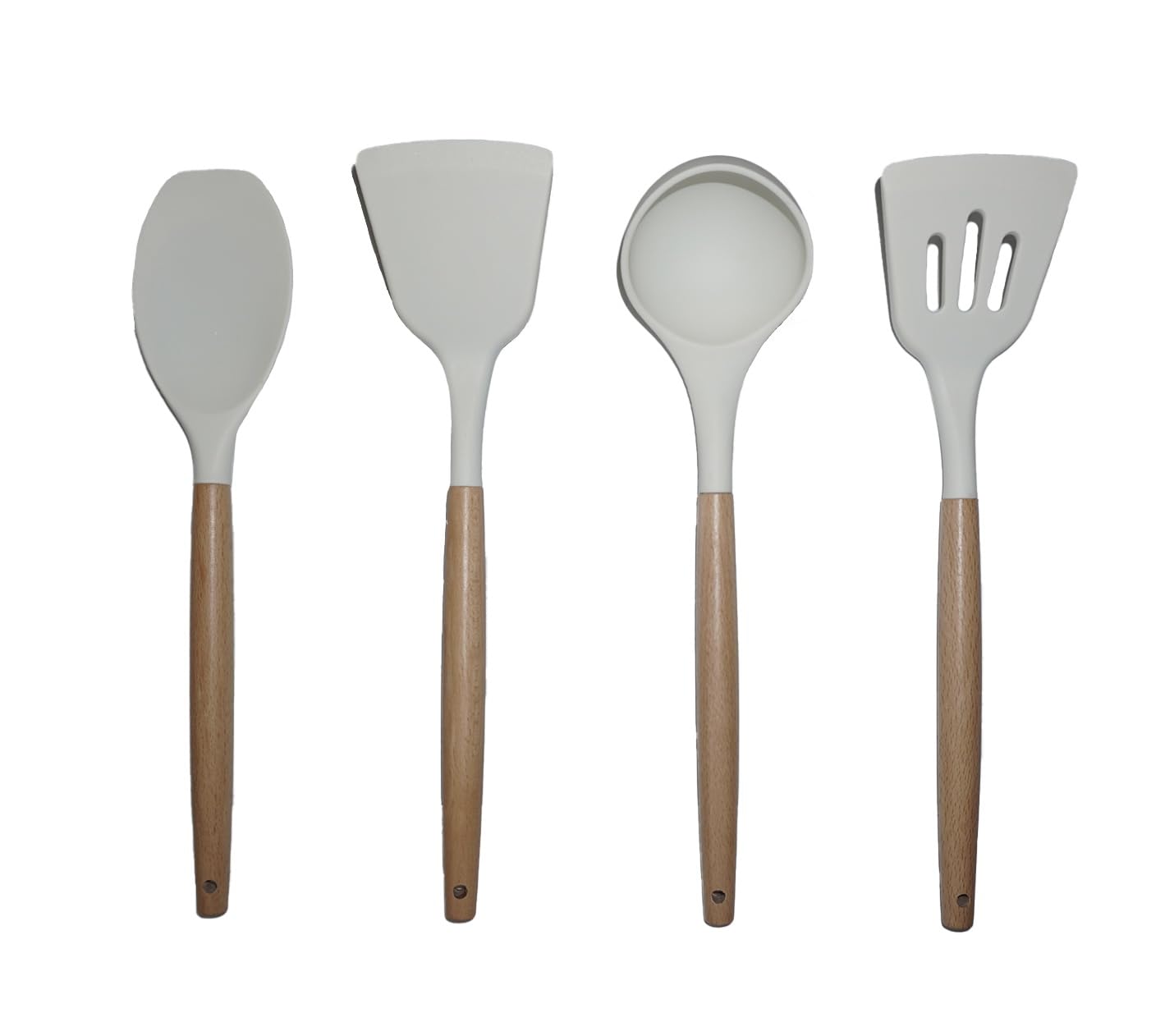 Silicone Cooking Utensils Set, Non Stick, Heat Resistant, 4 Pieces