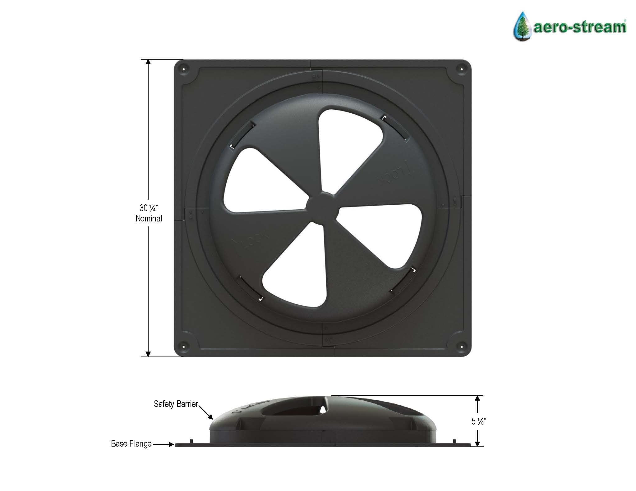 Aero-Stream Septic Tank Riser Kit without Pipe