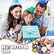Unvtap Polyedrische Würfel Set 6 x 7 (42 Stück) FarbSpielwürfel mit 6 Samtbeutel, Pokerwürfel Tischspiel Würfel, Polyedrische Würfel Brettspiel Kartenspiel Partyspiele Kinder Spiele Tischkartenspiele