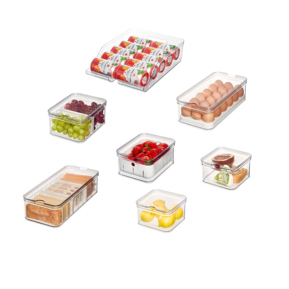Buy iDesign Plastic Refrigerator Organizer Bin Set The Spruce Fridge