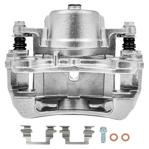 Image of SCITOO Front Left Brake Caliper With Bracket 18B4910A Compatible For Chevy Malibu 04-12, For Pontiac G6 05-10, For Pontiac Solstice 06-09, For Saturn Aura 07-09, For Saturn Sky 07-10