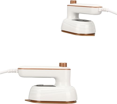 Mini máquina de planchar, termostato de mango plegable giratorio, plancha de vapor portátil de mano, vaporizador de ropa de viaje, mini máquina de
