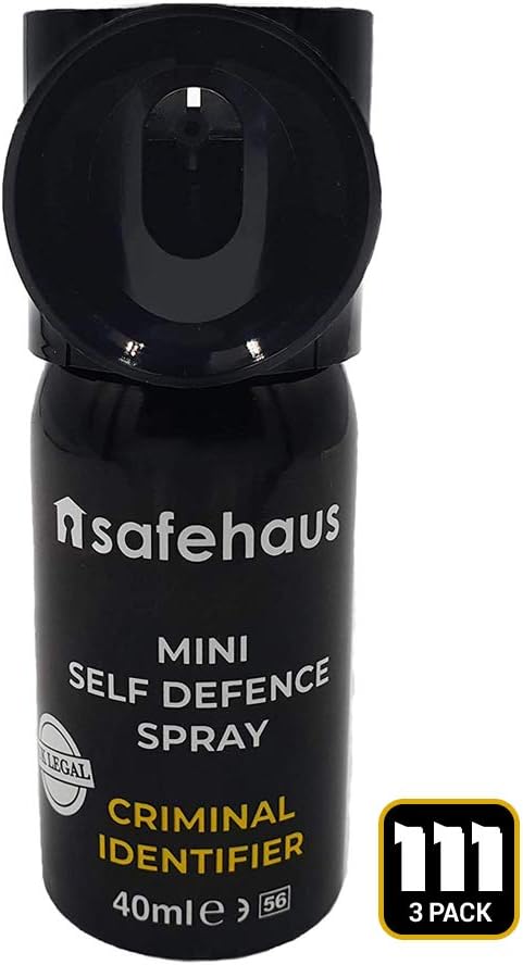 Safehaus Mini Self Defence Spray Criminal Identifier (Pack of 3)