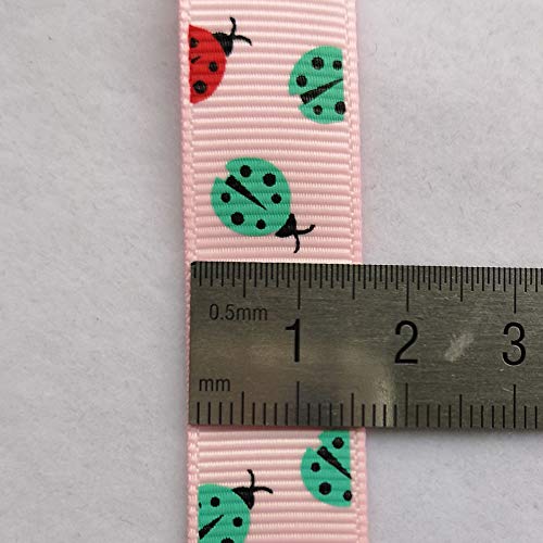 Chenkou Craft Assorted of Colors 20 Yards 5/8" (15mm) Grosgrain Ribbon Flower Hair Bow Decoration Ribbons (5/8"(15mm) Grosgrain Ribbon) - Thumbnail 3