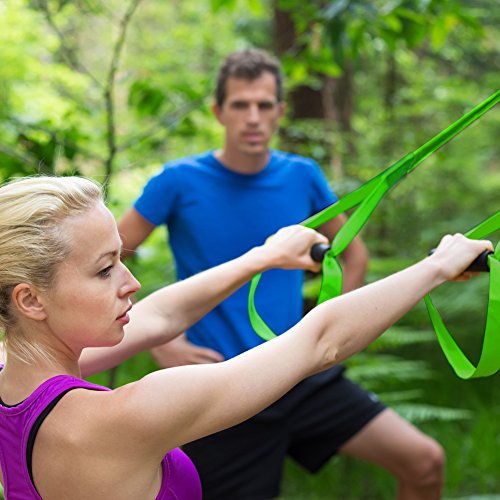 Grebest Heavy Duty Resistance Band, Pull UP Assist Bands Workout Resistance Bands for Body Stretching Powerlifting Mobility SINGLE BAND or SET - Thumbnail 3
