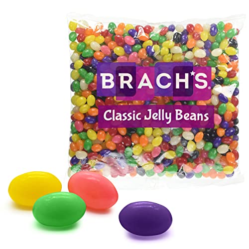Brach's Classic Jelly Beans 2LB Bulk Candy Bag - Easter Candy - Candy Variety Pack with Delicious and Intense Fruity Flavors â€“ Easter Candy Jelly Beans Candy Bag â€“ Ideal for Parties, Candy Bowl Fillers