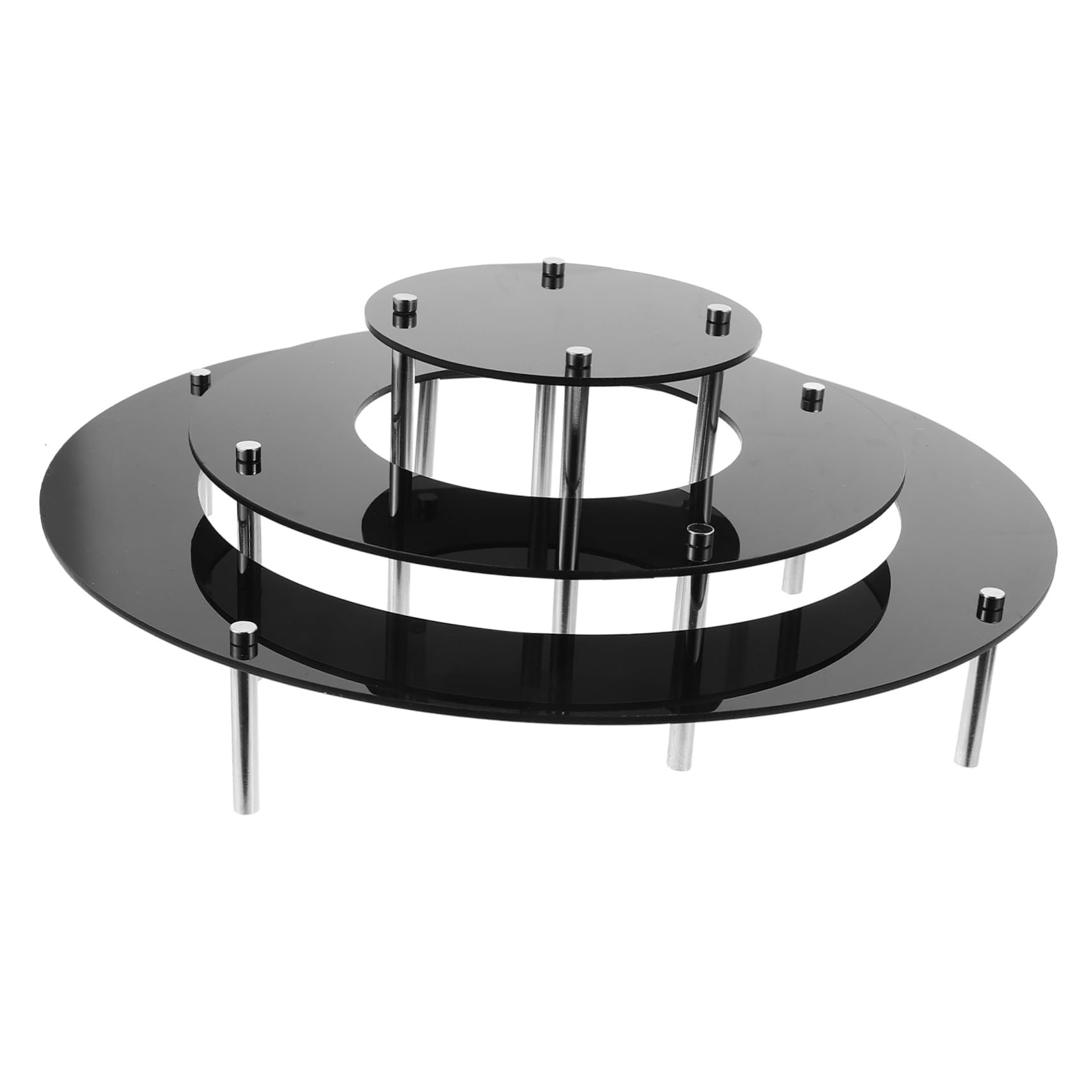 OFFSCH 1 Set Clear Acrylic Cupcake Stand Party Decoration Dessert Display Food Risers for Buffet Table Clear Display Stands Food Display Stands for Party Acrylic Riser Display Shelf Metal