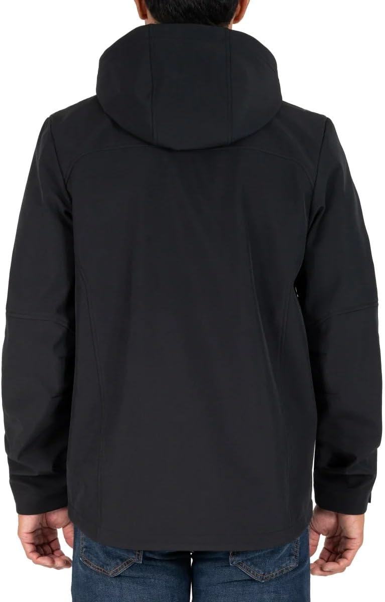 Gerry Men’s Softshell Jacket – Water & Wind Resistant, Adjustable Hood & Cuffs, Heavyweight Outdoor Coat - Image 5