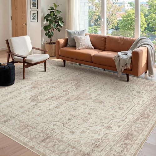 Rugxara 5X7 Boho Washable Rug