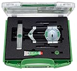 Set mit Lagerspreizer und Schnelldruckschraube, ideal für die einfache Montage und Demontage von Lagern an Maschinen.