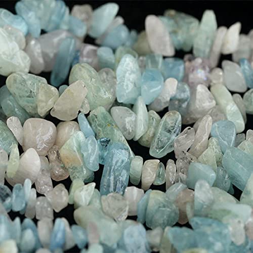 Perles de morganite et aigue-marine pour atelier fabrication bijoux bohèmes chic