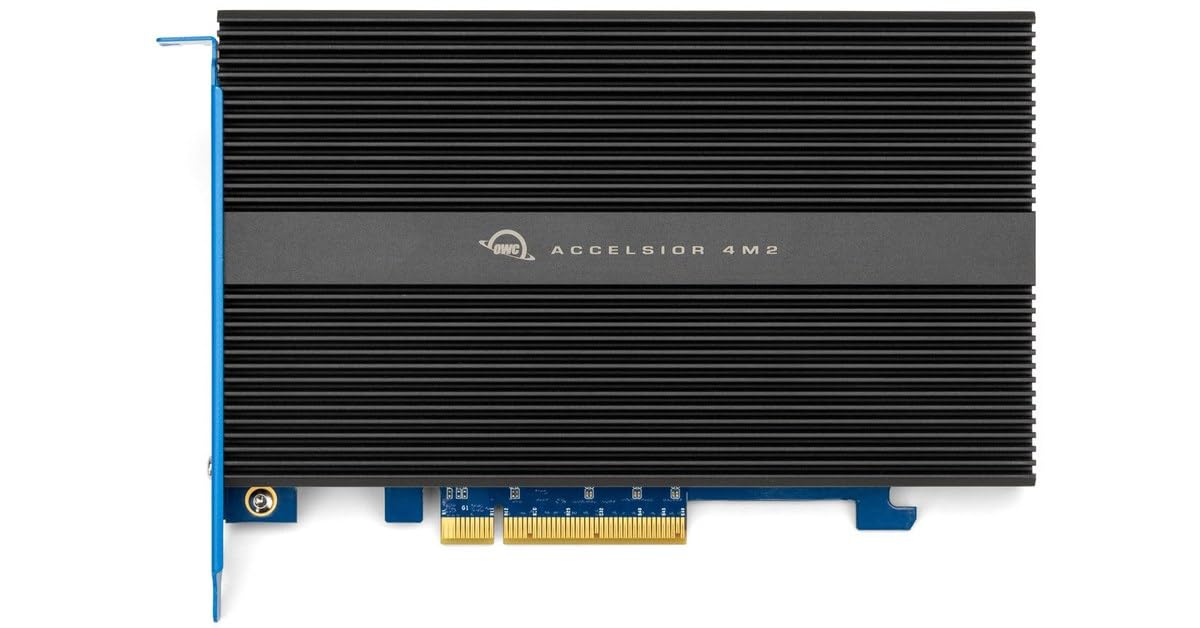 Amazon.co.jp: OWC Accelsior 4M2 PCIe M.2 NVMe SSD アダプター