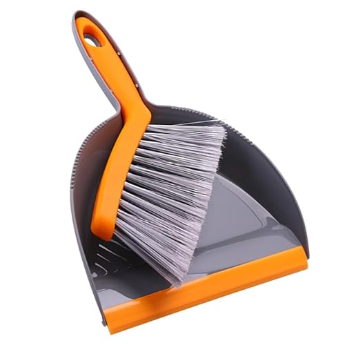 CALLARON Mini Broom and Dustpan Set Lightweight Cleaning Tools with Bendable Handle for Desktop and Narrow Spaces Efficient Cleaning