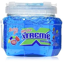 Xtreme Professional Wet Line Styling Gel Extra Hold Blue, 35.26 oz Pack of 2
