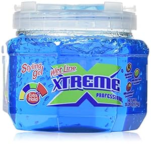 Xtreme Professional Wet Line Styling Gel Extra Hold Blue, 35.26 oz (Pack of 2)