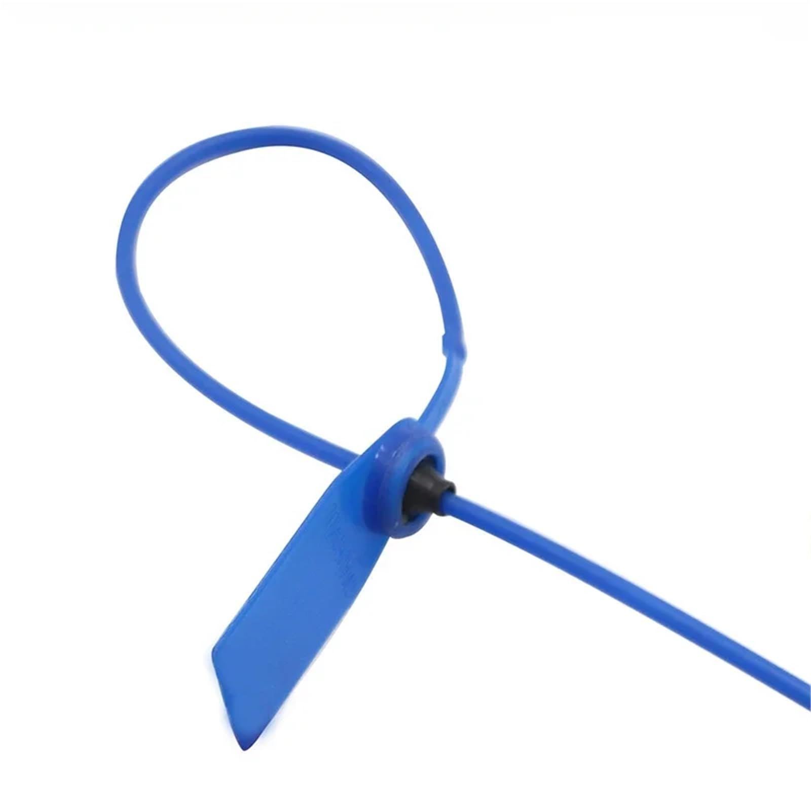 300 plastikowych plomb zabezpieczających przed kradzieżą Samoblokujące opaski kablowe | Jednorazowe plastikowe uszczelki Długość 30 cm 40 cm 50 cm Do toreb bagażowych Gaśnica(Red,50cm)