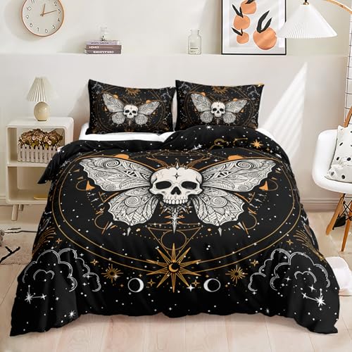 Parure de lit à motif papillon pour renouveler une chambre double