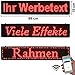 LED-Laufschrift 99x19 Rot WiFi programmierbar Schild LED-Anzeige