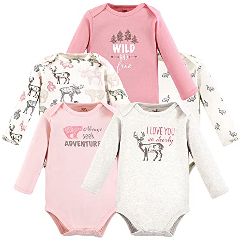 Image of Touched by Nature Unisex Baby Organic Cotton Long-Sleeve Bodysuits