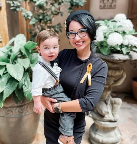 Personalized Memorial Service Funeral Ribbon Pins 20 Cross Religious Celebration of Life Custom Made Awareness Remembrance Anniversary Death Cross Sympathy Name Angel3