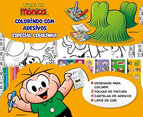 Turma Da Mônica - Colorindo com adesivos - Especial - Cebolinha